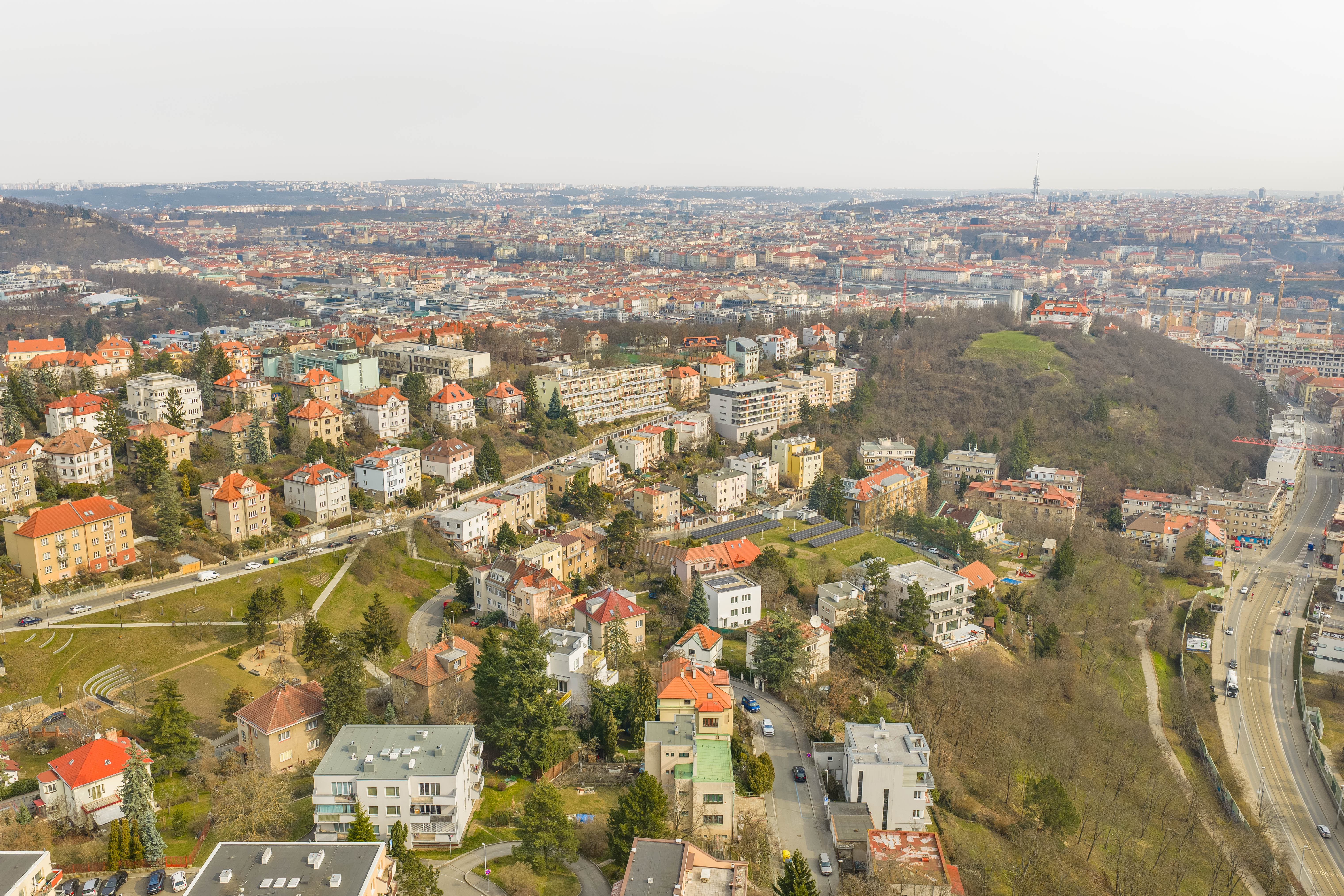 Drone — panorama Radlice